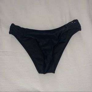 F21 bikini bottom black